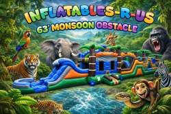 63’ MONSOON MADNESS OBSTACLE COURSE