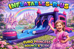 XL EURO PRINCESS BOUNCE HOUSE/WATERSLIDE