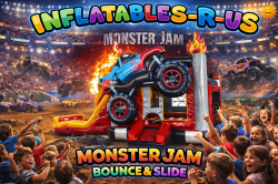 XL MONSTER JAM BOUNCE HOUSE/WATERSLIDE